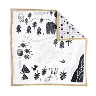 Wee Gallery, Explore Play Mat, Organic Cotton Muslin Mat for Baby, 40 x 40 Inches