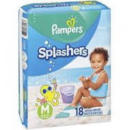 Swim Diapers Size 4 (20-33 lb), 18 Count - Pampers Splashers Disposable Swim Pants, Medium, Pack of 2