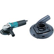 Makita 9565CV 120V Variable Speed Angle Grinder, 5-Inch with 4-12-Inch - 5-Inch Dust Shroud