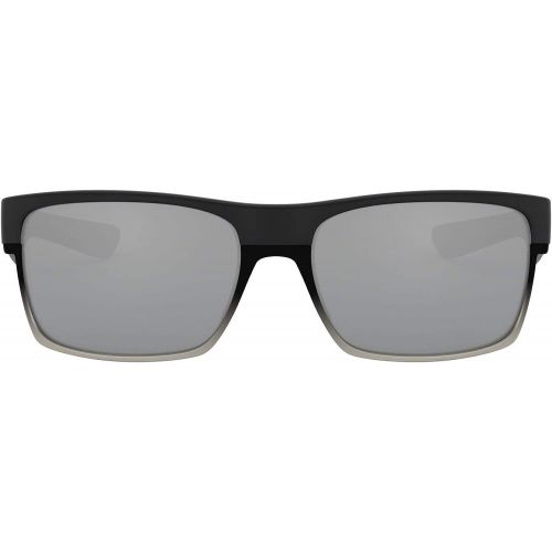 오클리 Oakley Mens Twoface Iridium Rectangular Sunglasses