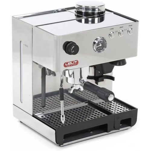  Lelit Anita PL042EMI semi-professionelle Kaffeemaschine mit integrierter Kaffeemuehle, ideal fuer Espresso-Bezug, Cappuccino und Kaffee-Pads-Edelstahl-Gehause, rostfrei, 2.7 liters