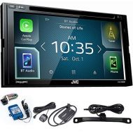 JVC KW-V830BT Android Auto  Apple CarPlay CDDVD with SiriusXM Tuner, Back Up Camera, Steering Wheel Control Interface