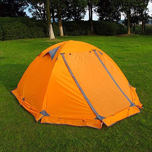  MDZH Zelt Outdoor 2 Personen Zelt Sonnenschirm Doppelschicht Wasserdicht Anti-Uv Sun Shelter Camping Wandern