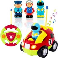 [아마존베스트]Liberty Imports My First Cartoon R/C Race Car Radio Remote Control Toy for Baby, Toddlers, Children
