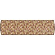 GelPro Elite Premier Anti-Fatigue Kitchen Comfort Floor Mat, 20x72”, Blossom CrimsonGold Stain Resistant Surface with Therapeutic Gel and Energy-return Foam for Health and Wellnes