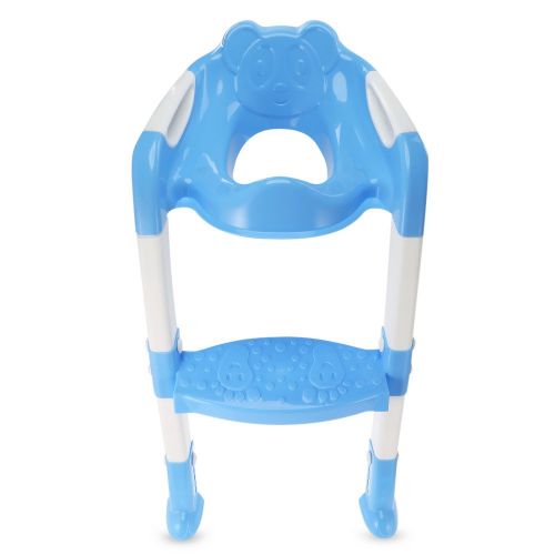  Gimars Kidsidol Baby Potty Toilet Chair with Step Trainer Ladder Sturdy Safety Folding Adjustable Comfortable Anti-Slip Great Mommy’s Helper for Baby Kids Toddlers 1-9 Years Old(Without S