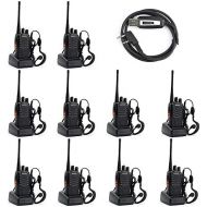 BaoFeng Baofeng BF-888S Two Way Radio (Pack of 10) and USB Programming Cable (1PC)