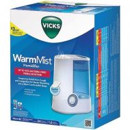 Vicks Warm Mist Humidifier with 1 Gallon of Water Can Run for up to 24 Hours, While an Automatic Shut-off Function Helps Maintain Safe Usage