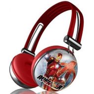 Marvels The Avengers Movie Series Aviator Stereo Over Ear Headphones - IRON MAN