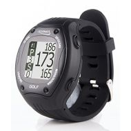 POSMA GT1 Golf Trainer GPS Golf Watch Range Finder, Preloaded Golf Courses, no Download no Subscription, Black, incl. US, Canada, Europe, Australia, Zealand