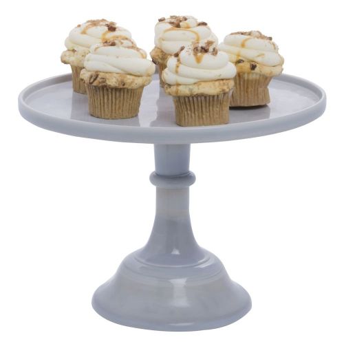  Mosser Glass Cake Stand - 12 - Marble