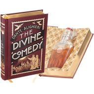 BookRooks Flask Hollow Book - The Divine Comedy by Dante (Leather-bound) (Magnetic Closure)