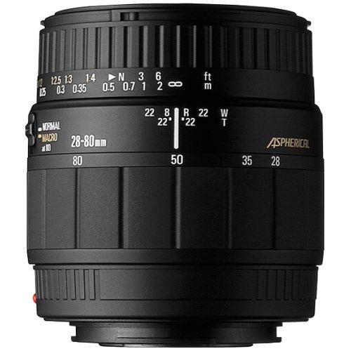  Sigma 28-80mm F3.5-5.6 Aspherical Macro Lens for Nikon DSLR & SLR Cameras