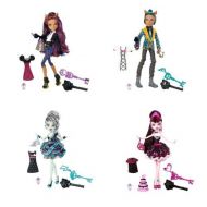 Mattel Monster High Sweet 1600 Complete Set Draculaura, Clawdeen Wolf, Clawd Wolf, Frankie Stein