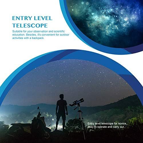 Aomekie Telescope for Adults Astronomy Beginners Kids Telescopes 70mm with 51Inch Adjustable Tripod 10X Eyepiece Phone Adapter 3X Barlow Lens and Backpack