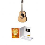 Yamaha FG830 Solid Top Acoustic Guitar, Natural with $45 Amazon.com Gift Card