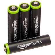 [아마존핫딜]AmazonBasics Vorgeladene Ni-MH AAA-Akkus - Akkubatterien (1.000 Zyklen, typisch 800mAh, minimal 750mAh) 4 Stck (AEussere Huelle kann von Darstellung abweichen)