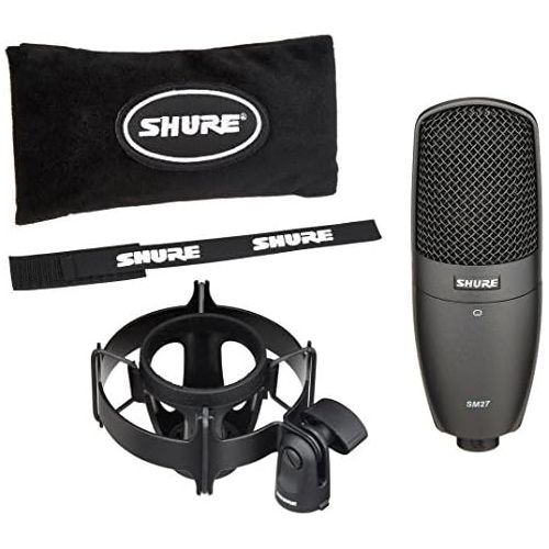  Shure SM27-SC Multi-Purpose Large Diaphragm Cardioid Side-Address Condenser Microphone