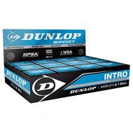 Dunlop Intro Blue Ball Squash Ball for beginner players ( 12 balls in a box)