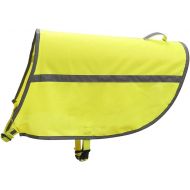 A-SAFETY Dog Safety Reflective Vest -Hunting Waterproof Yellow Vest for Best Visibility at Day and Night with Claps, Connectors Comfortable Adjustable Size, Yellow, XS S M L XL