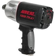 AirCat AIRCAT 1600-TH-A1 1 Composite Pistol Style Air Impact Wrench, Medium, Black & Grey