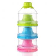 [아마존베스트]Accmor Baby Milk Powder Formula Dispenser, Non-Spill Stackable Snack Storage Container, BPA Free,3...