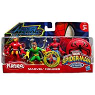 /Playskool Adventure Heroes Marvel Figures Action Figure Set with Iron Man, Doc Ock and Spider-Man