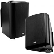 OSD Audio AP840 Black -Inch 200W 2-Way IndoorOutdoor Weather-Resistant Patio Speakers - - (Pair, Black)