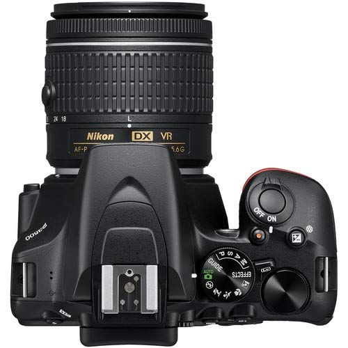  Nikon (EP) Nikon D3500 DSLR Camera wAF-P DX NIKKOR 70-300mm f4.5-6.3G ED Lens AF-P DX NIKKOR 18-55mm f3.5-5.6G VR Lens + 500mm f8 Telephoto Lens 23 Piece Nikon D3500 Package
