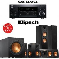 Onkyo TX-RZ900 7.2-Channel Network Home Theater Receiver + Klipsch RP-260F + Klipsch RP-440C + Klipsch RP-250S + Klipsch R-12SW - 5.1 Reference Premiere Bundle