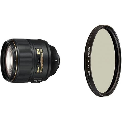  Nikon AF-S FX NIKKOR 105mm f1.4E ED Lens with Auto Focus for Nikon DSLR Cameras with UV filter