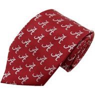 Donegal Bay NCAA Alabama Crimson Tide Repeating Primary Necktie, One Size, Crimson