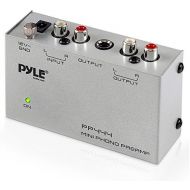 [아마존베스트]Pyle Phono Turntable Preamp - Mini Electronic Audio Stereo Phonograph Preamplifier with RCA Input, RCA Output & Low Noise Operation Powered by 12 Volt DC Adapter (PP444)