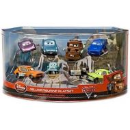 Disney Store Disney  Pixar CARS 2 Movie Exclusive 148 PVC Plastic Car 7Pack Deluxe Figurine Playset Includes Holley Shiftwell, Professor Z, Mater, Acer More!