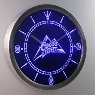 LEaD Clock Coors Light Man Cave 3D Neon Sign LED Wall Clock NC0001-B