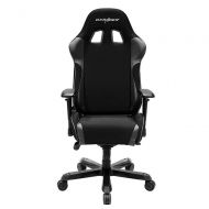 DXRacer King Series Big and Tall Chair DOHKS11NG Office Chair Gaming Chair Ergonomic Computer Chair Esports Desk Chair Executive Chair Furniture with Free Cushions (BlackGrey)