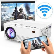 [WiFi Projector] POYANK 2000LUX LED Mini Projector, WiFi Directly Connect with iPhone X,8,7,6,5iPadMacGoogleSamsung,Huawei,Xiaomi & Android Device (1080p Supported) (WiFi Model