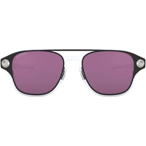 오클리 Oakley Mens OO6042 Coldfuse Square Titamium Sunglasses, Matte Black/Prizm Indigo, 52 mm: Sports & Outdoors