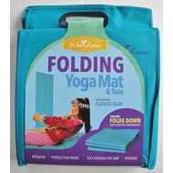Wai Lana Folding Yoga Mat and Tote, Solid Blue