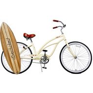 FITO Fito Anti-Rust & Light Weight Aluminum Alloy Frame, Marina Alloy 1-speed for women - Vanilla, 26 wheel Beach Cruiser Bike Bicycle