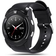 Hinmay V8Bluetooth SmartWatch Schrittzahler, SIM GSM Karte Smart Watch Gesundheit Uhr Fitness Armband Schrittzahler fuer iPhone Android