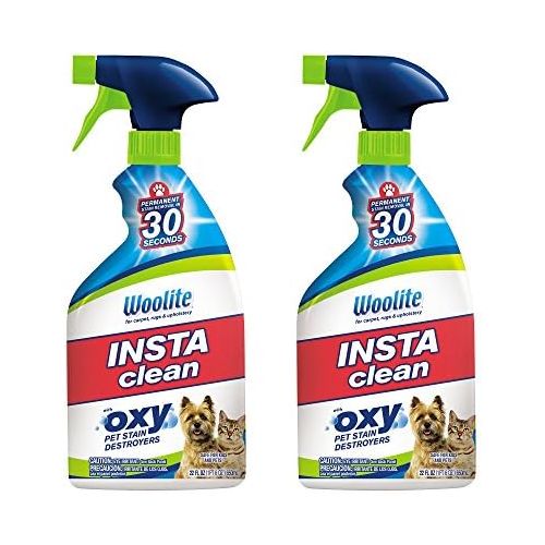  Bissell Woolite INSTAclean Permanent Pet Stain Remover, 22oz (Pack of 2), 21809