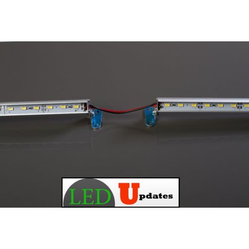  LEDUPDATES 20 inches + 36 inches linked White LED Light for 5ft Jewelry Showcase with UL 12v Power Supply