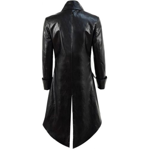  Xiao Maomi Men Boys Kids Tailcoat Steampunk Long Coat Jacket Formal Gothic Cosplay Costumes Victorian Rocker Themed Party