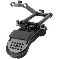 NICEYRIG Shoulder Pad with Rail Raiser 15mm Rods for Shoulder Rig System Video Camera DSLR Camcorders