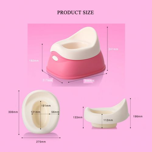  ZXYWW Baby Potty Training Seat Chair For Girls Boys Toilet Seat Simple Chamber Pot Lightweight Portable Easy Clean,Green
