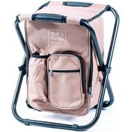 [아마존베스트]One Savvy Girl Ultralight Backpack Cooler Chair - Compact Lightweight and Portable Folding Stool - Perfect for Outdoor Events, Travel, Hiking, Camping, Tailgating, Beach, Parades &
