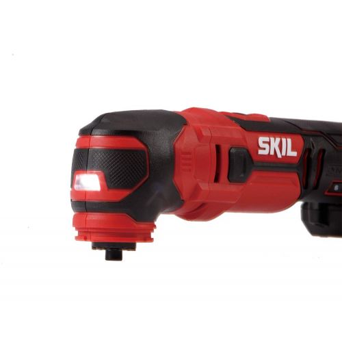  Skil SKIL 20V Oscillating Multitool, Includes 2.0Ah Pwrcore 20 Lithium Battery & Charger - OS593002