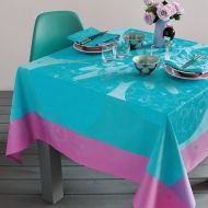 Garnier-Thiebaut Tablecloth Virginia Kiss Blue Square 61 x 61