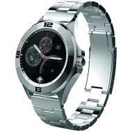 Tiger Smartwatch Stainless Steel Silver with Touch Screen for AndroidIOS, with Microphone and Speaker